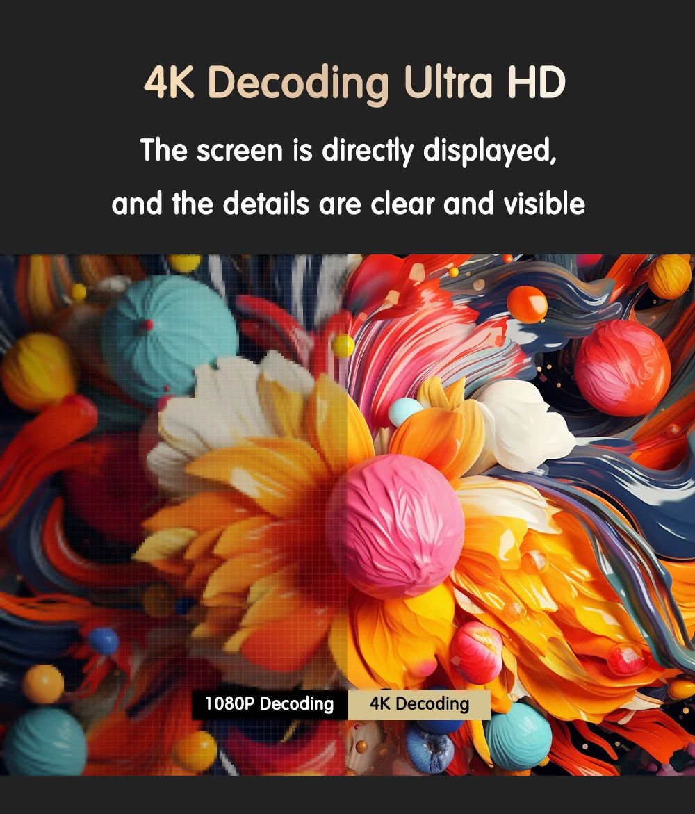 Proyector de Cine en Casa 4K WiFi Android 5G Full HD 1080P, Proyector de Video para Uso Diurno, 3800 ANSI