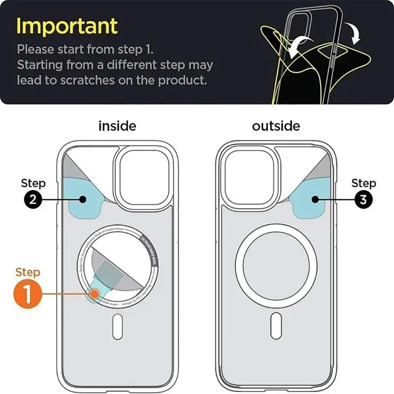 Funda transparente Original magnética para iPhone 17 Air 16 15 14 13 12 11 Pro Max mini XS XR Funda para Magsafe Funda transparente de silicona