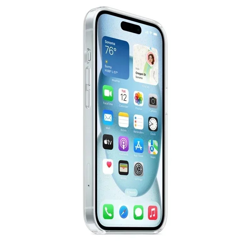 Funda transparente Original magnética para iPhone 17 Air 16 15 14 13 12 11 Pro Max mini XS XR Funda para Magsafe Funda transparente de silicona