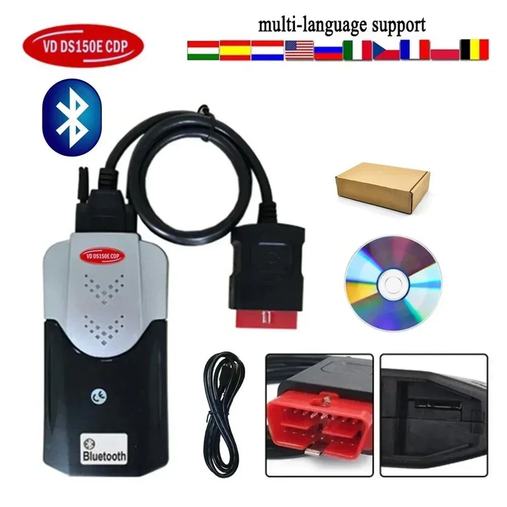 VD Ds150e CDP para TNESF DELPHIS ORPDC 2021 V3 herramienta de diagnóstico NEC VCI con KEYGEN Bluetooth Obd2 escáner diagnóstico de camión de coche
