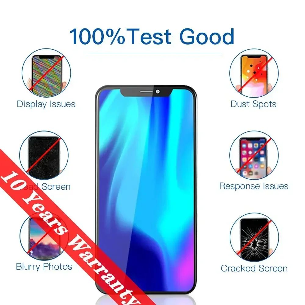 PINZHENG pantalla de alta calidad AMOLED INCELL LCD OLED OEM para iPhone 11 12 13 Mini Pro Max XS XR MAX reemplazo de pantalla con herramienta
