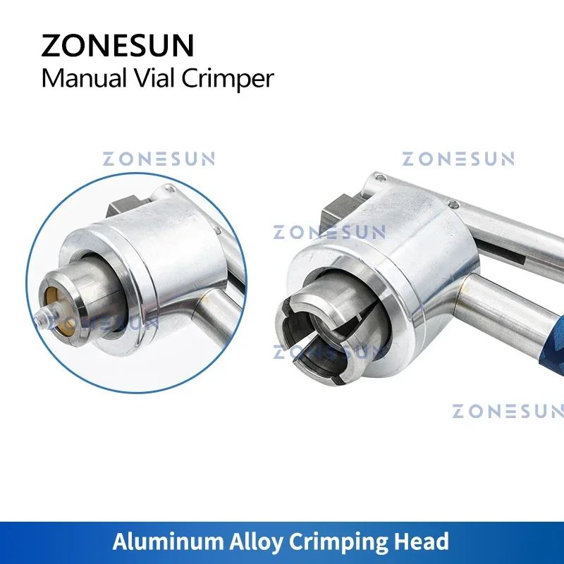 ZONESUN ZS-PBC1 15mm botella de Perfume Manual de acero inoxidable Vial en aerosol engarzadora tapado Manual herramienta de tapado de sello