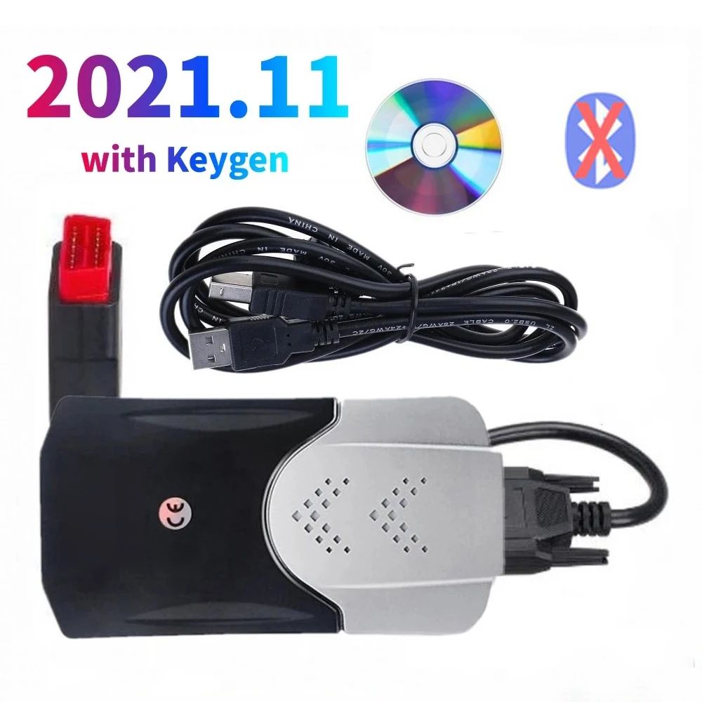 Nuevo VCI Vd Ds150e Cdp 2021.11 con Keygen VdIJk Autocoms Pro Bluetooth TNESF DELPHIS ORPDC Herramientas de Diagnóstico OBD2 para Autos y Camiones