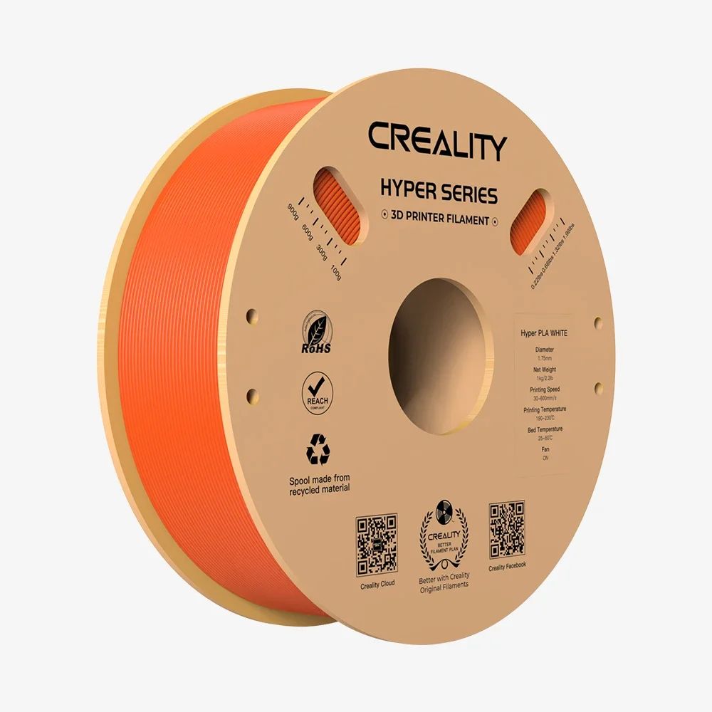 Filamento Creality PLA Pro Hyper PLA Filamento de impresora 3D de alta velocidad 1,75 mm 1 kg para Creality K1/K1 Max/Ender-5 S1