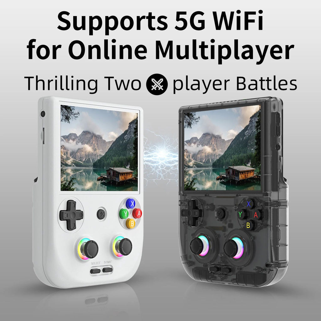 ANBERNIC-consola de juegos portátil RG 406V, pantalla multitáctil IPS de 4 ", Android13, videojuegos Retro, juego 512G, RG406V, compatible con 1080p DP