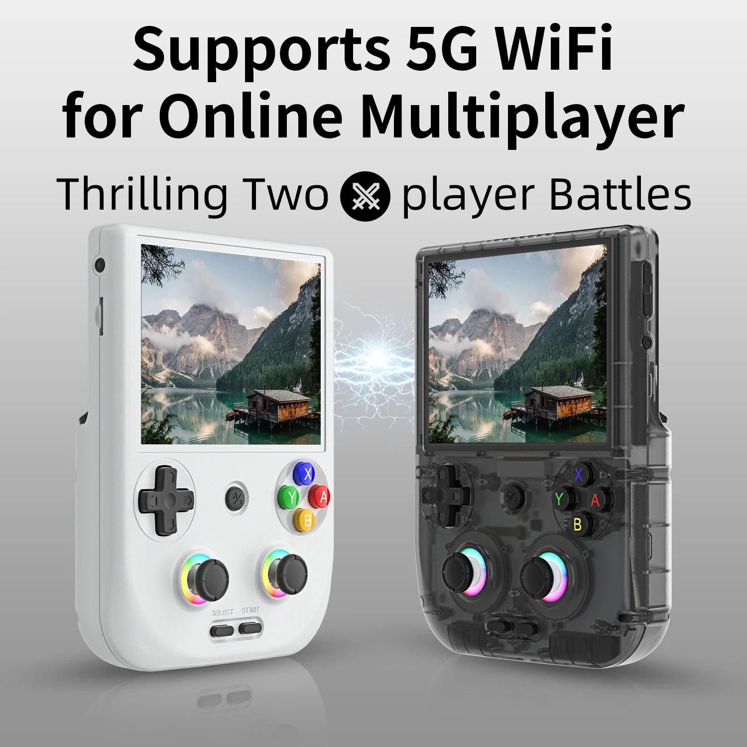 ANBERNIC-consola de juegos portátil RG 406V, pantalla multitáctil IPS de 4 ", Android13, videojuegos Retro, juego 512G, RG406V, compatible con 1080p DP