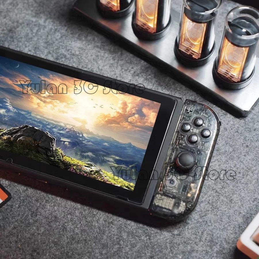 Nuevo NIntend Switch, carcasa de repuesto DIY, funda transparente para consola Nintendo Switch, accesorios de juego Joycon derecho e izquierdo