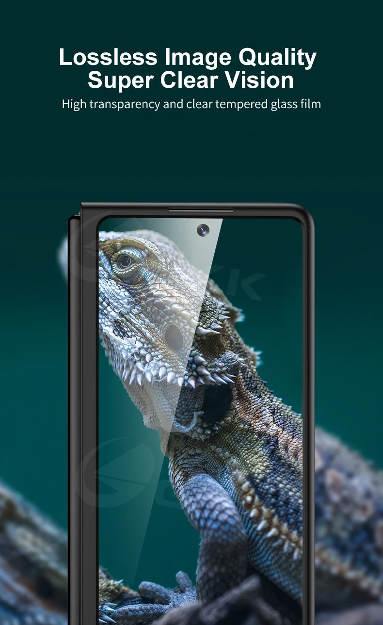 Funda de plástico ultrafina para Samsung Galaxy Z Fold 2, cubierta protectora de cristal mate para pantalla exterior para Samsung Z Fold2 5G