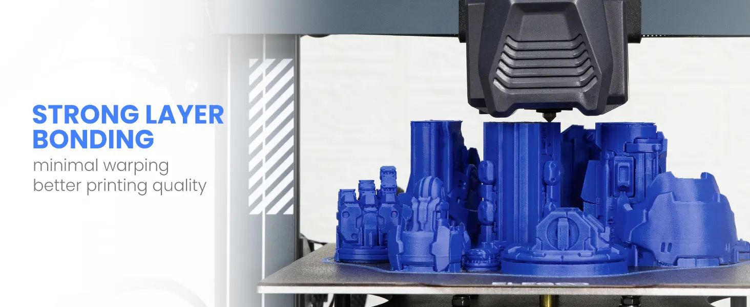 Filamento ELEGOO PLA+ de 1.75mm, PLA 3D para Impresoras 3D, Material Compatible con la Mayoría de las Impresoras FDM (1KG/Carrete, 2.2 lbs)