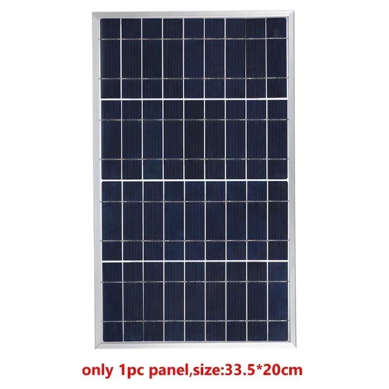 Kit de Panel Solar de 300W, generador Solar policristalino completo de energía USB de 12V, portátil, recargable para exteriores, para el hogar