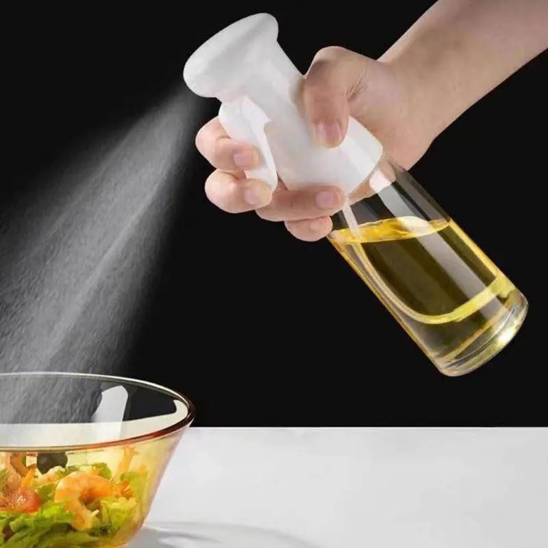 Spray de aceite para cocinar, botella dispensadora de aceite de oliva, pulveriza