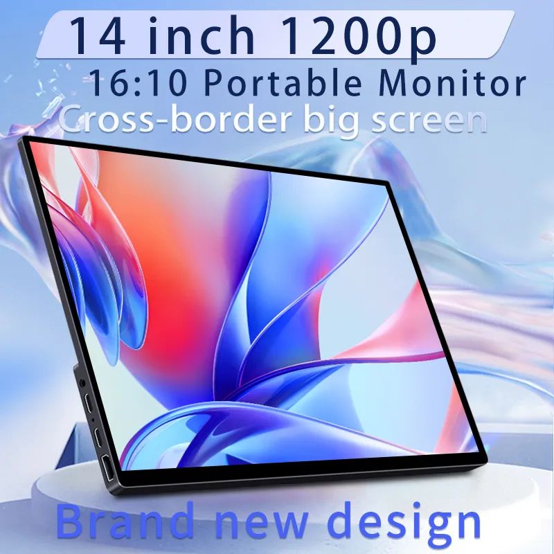VCHANCE-Monitor portátil de 14 pulgadas, pantalla táctil FHD de 1920x1200p, pantalla de viaje compatible con HDMI para ordenador portátil, teléfono, Xbox Switch PS4/5