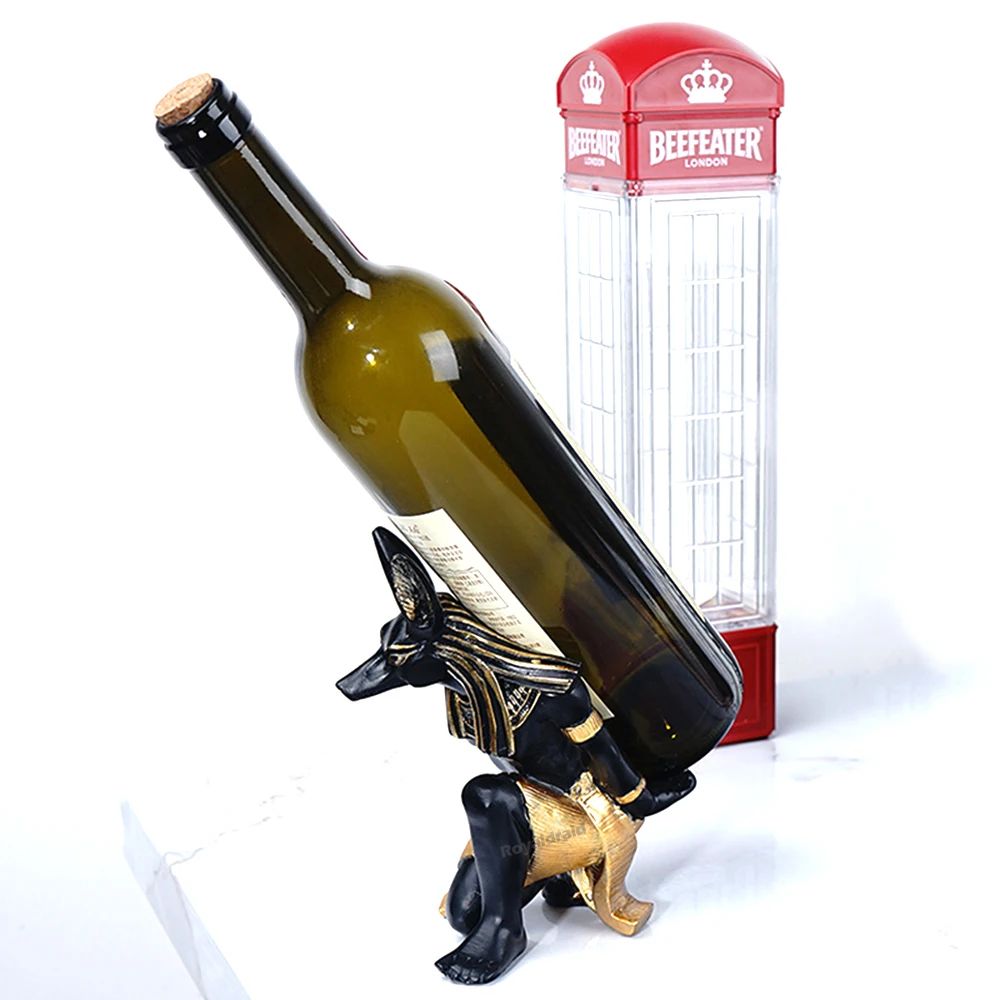 Soporte de resina para controlador de God Anubis de Egipto para PS4/PS5/XBOX/Switch, soporte para teléfono móvil, soporte de exhibición de escritorio, Gif de Navidad