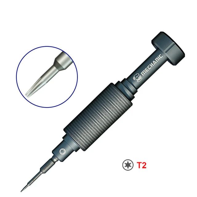 Kit de destornillador mecánico 6 en 1 IShell MAX, cruz de flor de ciruelo de alta dureza para iPhone, herramientas de reparación de desmontaje interno inferior