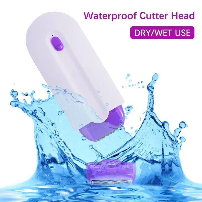 Depiladora recargable por USB para mujer, herramienta de depilación portátil, afeitadora rotativa, cuerpo, cara, pierna, Bikini, depiladora de labios, láser