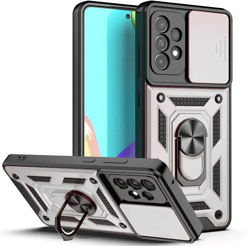 Funda protectora para parachoques de lente de cámara deslizante para Samsung Galaxy S24 S23 S22 S21 Ultra S20 Plus A53 A54 S20 FE Note 20 S23 FE
