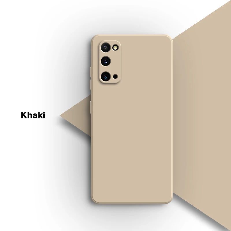 Funda de teléfono Original para Samsung Galaxy S20 Plus Ultra FE S20 + S20Plus S20Ultra S20FE 5G, carcasa trasera de silicona líquida suave