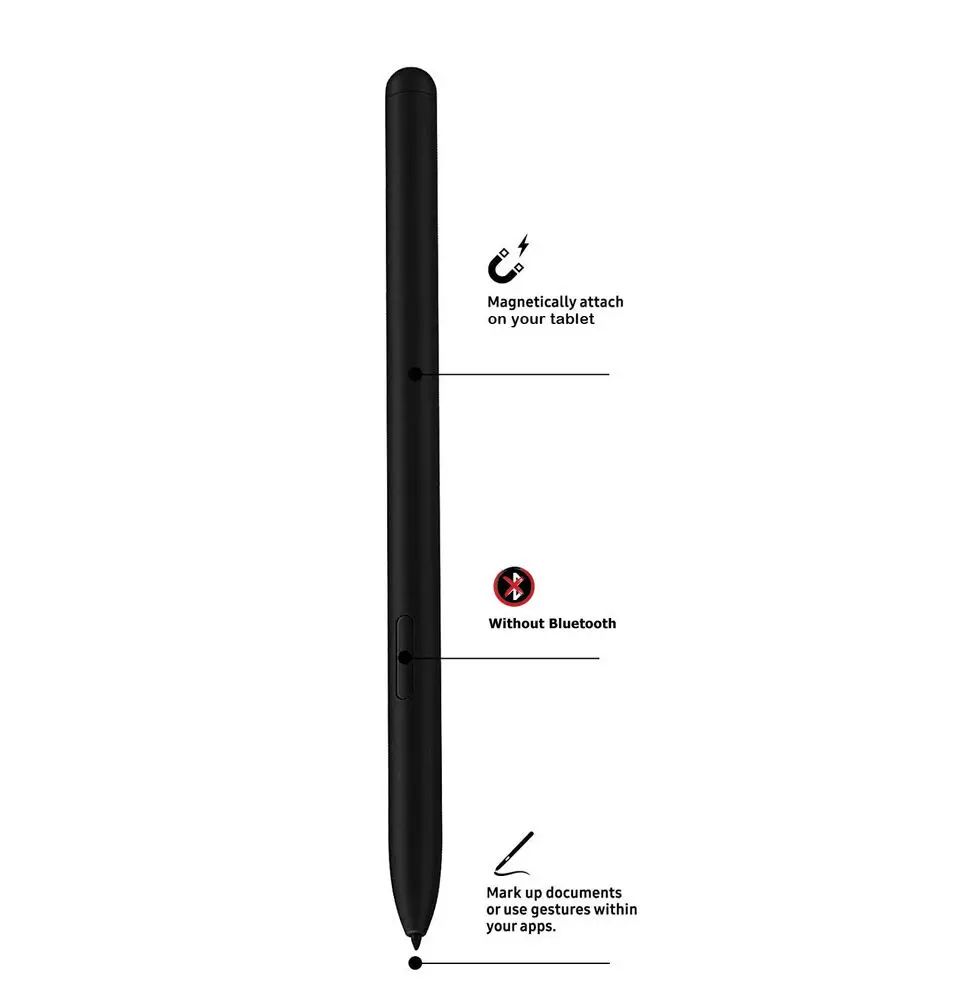Lápiz táctil para tableta, Stylus S para Samsung Galaxy Tablet Tab S8, S9, S9FE, S7 FE, S6 Lite, S7 +, S8 +, sin Bluetooth