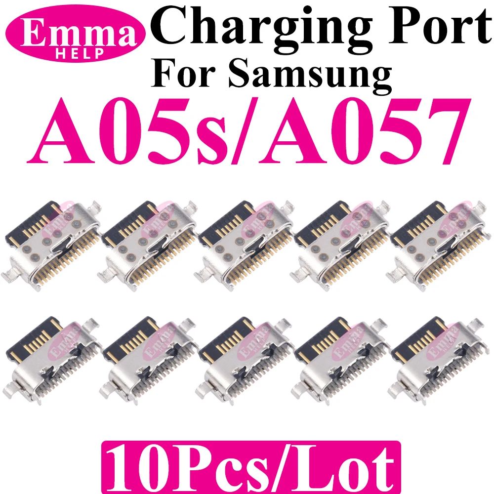 10 Conectores Originales para Puerto de Carga USB para Samsung A15 A05S A25 A35 A55 A13 A04S A14 A23 A33 A24 A34 A54 A53