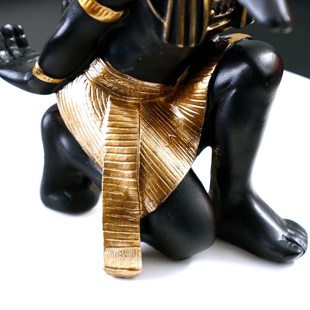 Soporte de resina para controlador de God Anubis de Egipto para PS4/PS5/XBOX/Switch, soporte para teléfono móvil, soporte de exhibición de escritorio, Gif de Navidad