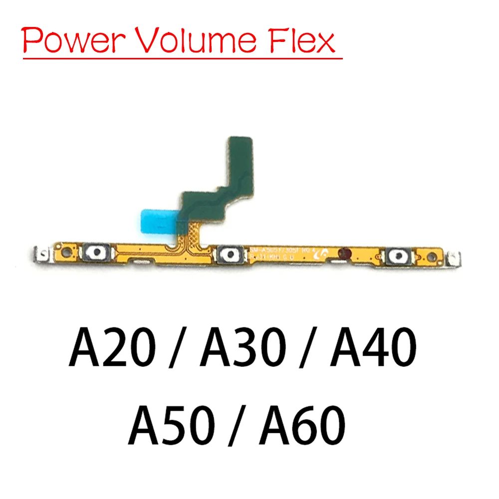 Botón de volumen de encendido y apagado, Cable flexible para Samsung A01, A10S, A11, A20S, A21S, A30, A30S, A50, A50S, A70S, A51, A71, A920, 30 unidades