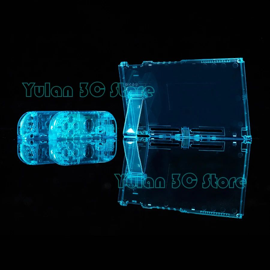 Nuevo NIntend Switch, carcasa de repuesto DIY, funda transparente para consola Nintendo Switch, accesorios de juego Joycon derecho e izquierdo