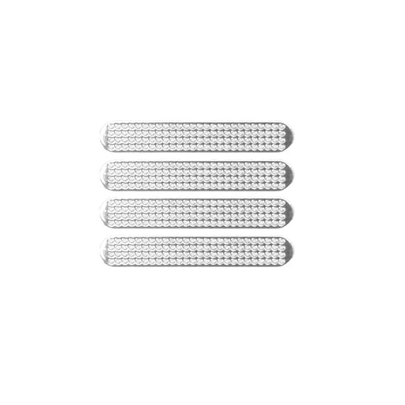8/4 Uds. Malla de Metal Universal antipolvo adhesivo cubierta de red pegatina teléfono móvil Kit de cubierta antipolvo protectores para IPhone 15