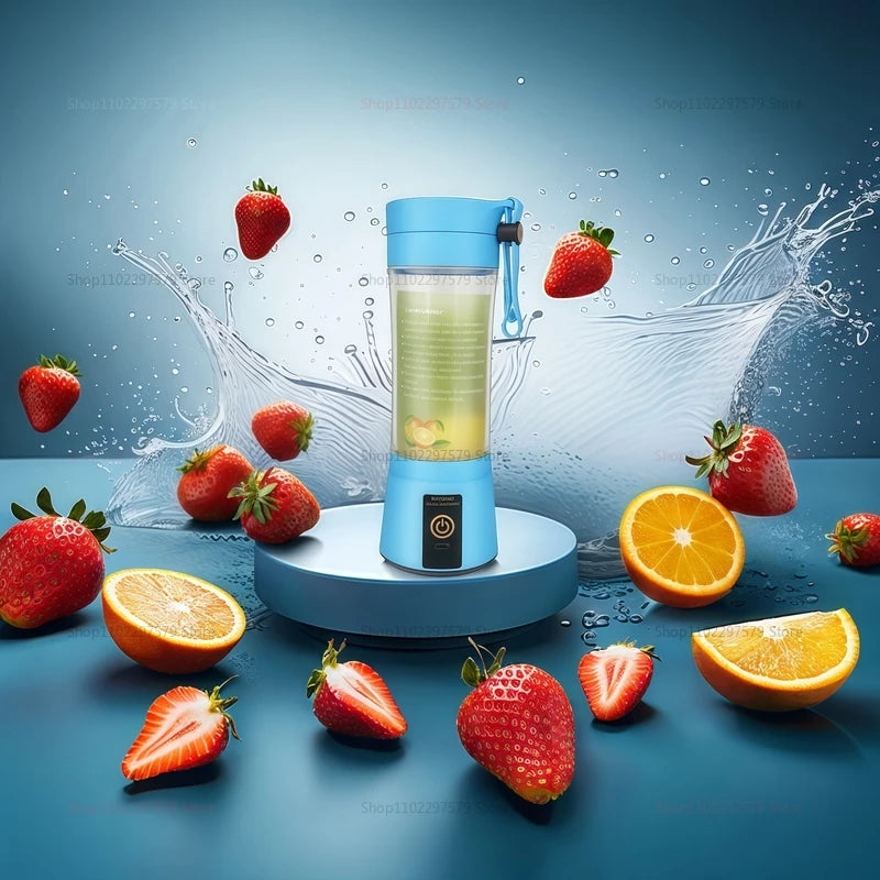 Licuadora Portátil Recargable 380ml 6 Cuchillas
