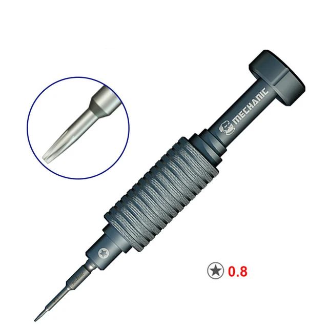 Kit de destornillador mecánico 6 en 1 IShell MAX, cruz de flor de ciruelo de alta dureza para iPhone, herramientas de reparación de desmontaje interno inferior