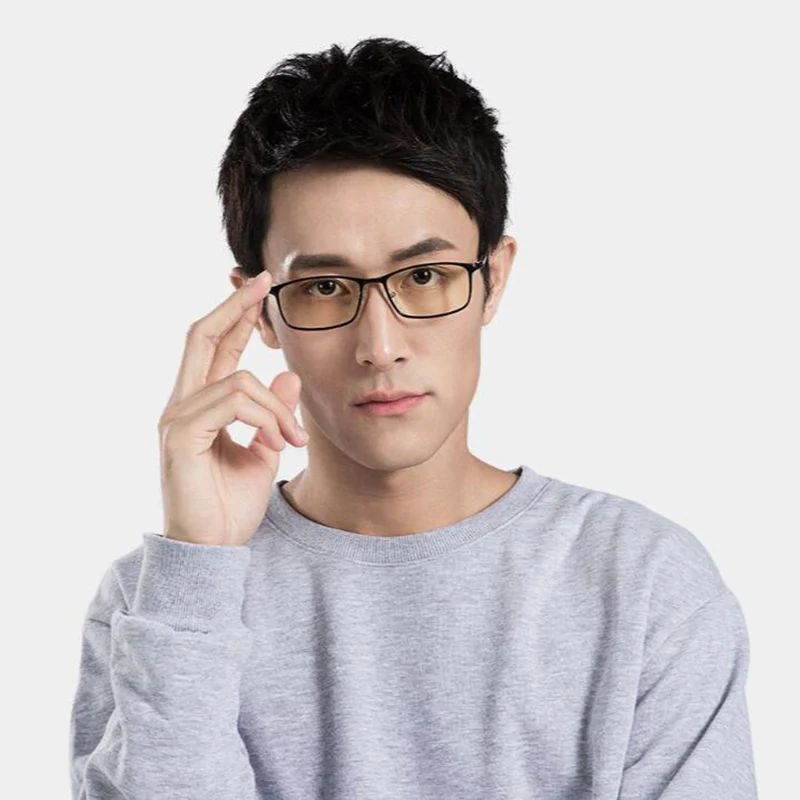 Gafas antiazules originales Xiaomi Mijia 40% Protector de ojos UV gafas de cristal antirayos azules para hombre mujer juegan teléfono/computadora/juego