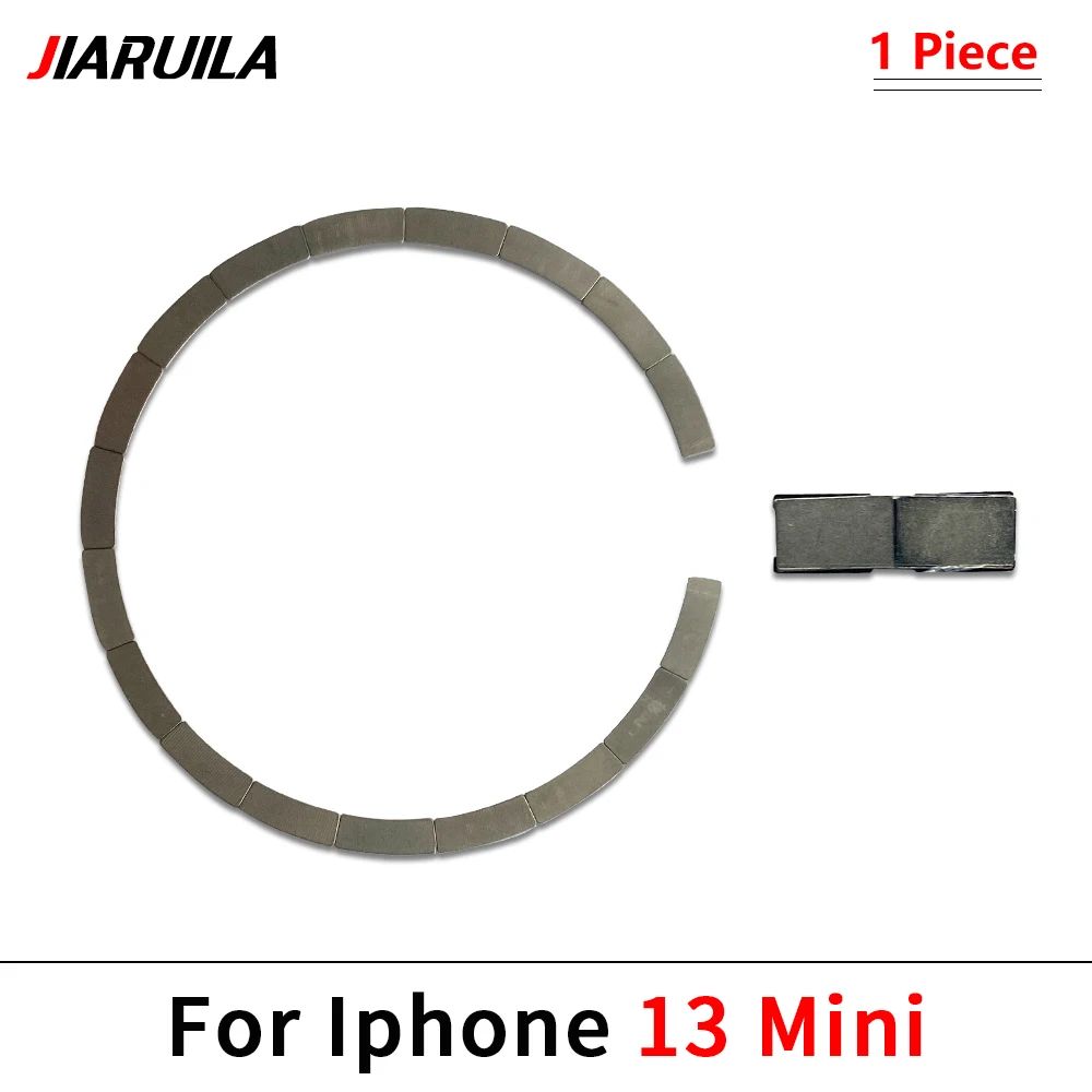 Reemplazo magnético de carcasa trasera para Iphone 12 13 14 Pro Max Mini Plus imán de carga inalámbrica de vidrio de cubierta trasera