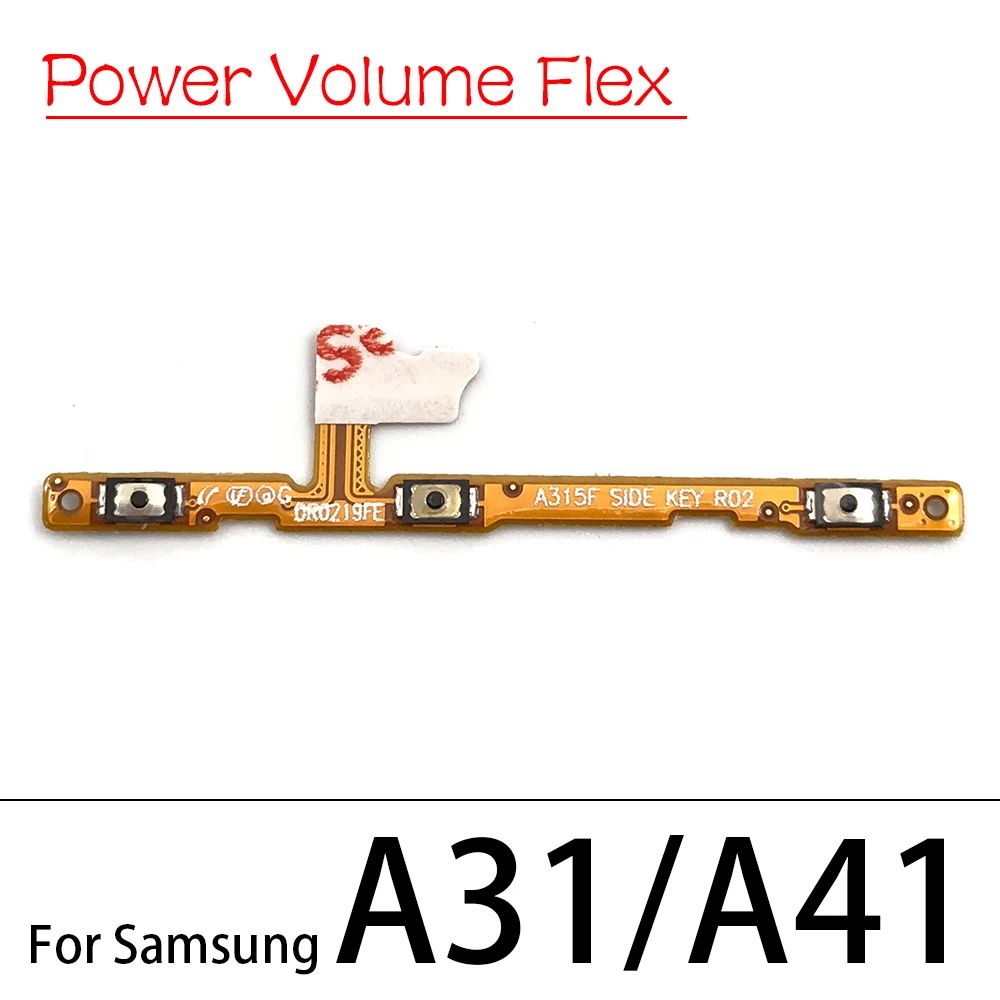 Botón de volumen de encendido y apagado, Cable flexible para Samsung A01, A10S, A11, A20S, A21S, A30, A30S, A50, A50S, A70S, A51, A71, A920, 30 unidades
