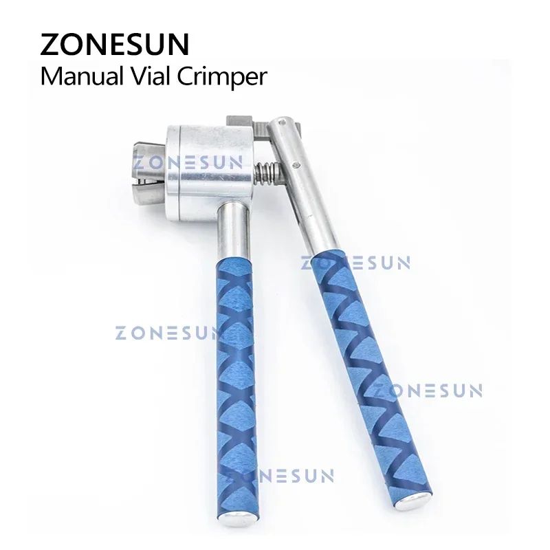 ZONESUN ZS-PBC1 15mm botella de Perfume Manual de acero inoxidable Vial en aerosol engarzadora tapado Manual herramienta de tapado de sello