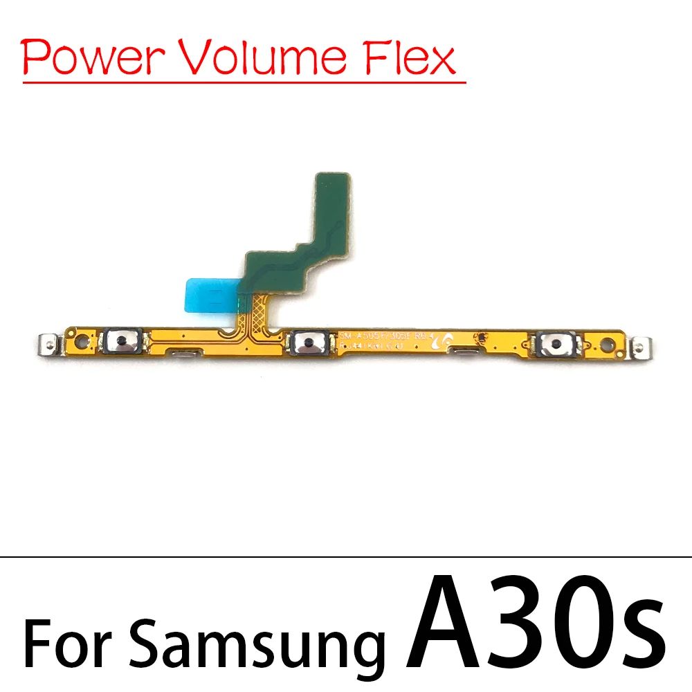 Botón de volumen de encendido y apagado, Cable flexible para Samsung A01, A10S, A11, A20S, A21S, A30, A30S, A50, A50S, A70S, A51, A71, A920, 30 unidades