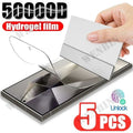 5 uds película de hidrogel para Samsung Galaxy S26 S25 S24 S23 S22 Ultra Plus S24 FE Note 20 Ultra A56 A36 A26 A16 5G Protector de pantalla