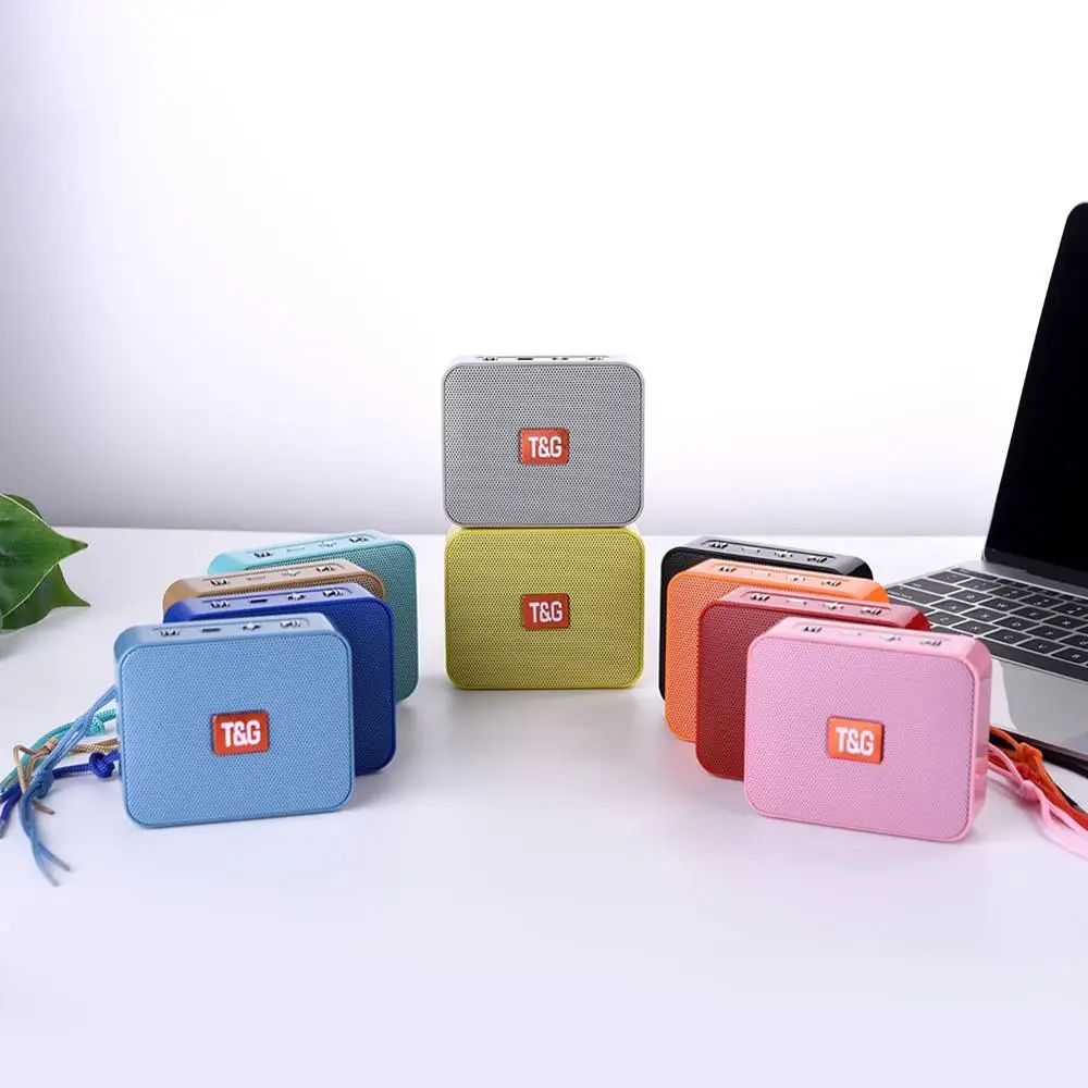 TG166 Altavoz Bluetooth portátil inalámbrico Mini columna de graves Boombox BT USB TF AUX Play altavoz al aire libre para tableta de teléfono inteligente