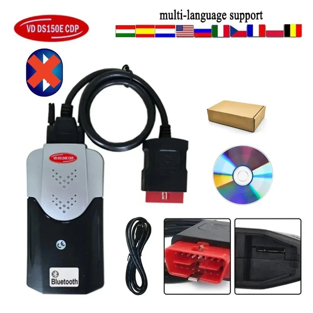 VD Ds150e CDP para TNESF DELPHIS ORPDC 2021 V3 herramienta de diagnóstico NEC VCI con KEYGEN Bluetooth Obd2 escáner diagnóstico de camión de coche