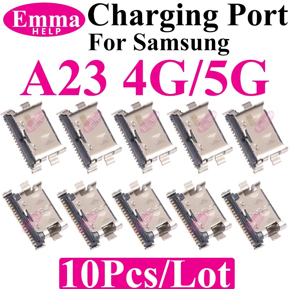 10 Conectores Originales para Puerto de Carga USB para Samsung A15 A05S A25 A35 A55 A13 A04S A14 A23 A33 A24 A34 A54 A53