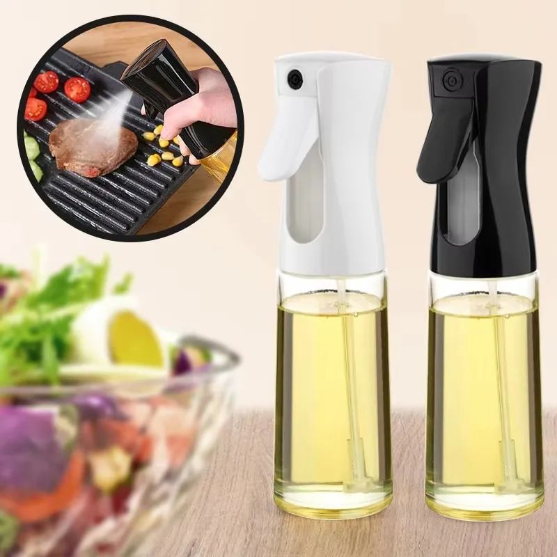 Spray de aceite para cocinar, botella dispensadora de aceite de oliva, pulveriza
