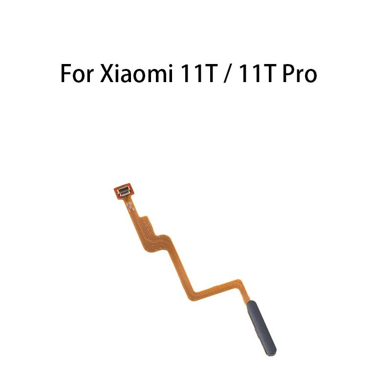 Cable flexible del sensor de huellas dactilares del botón de encendido de inicio para Xiaomi Mi 11T / 11T Pro