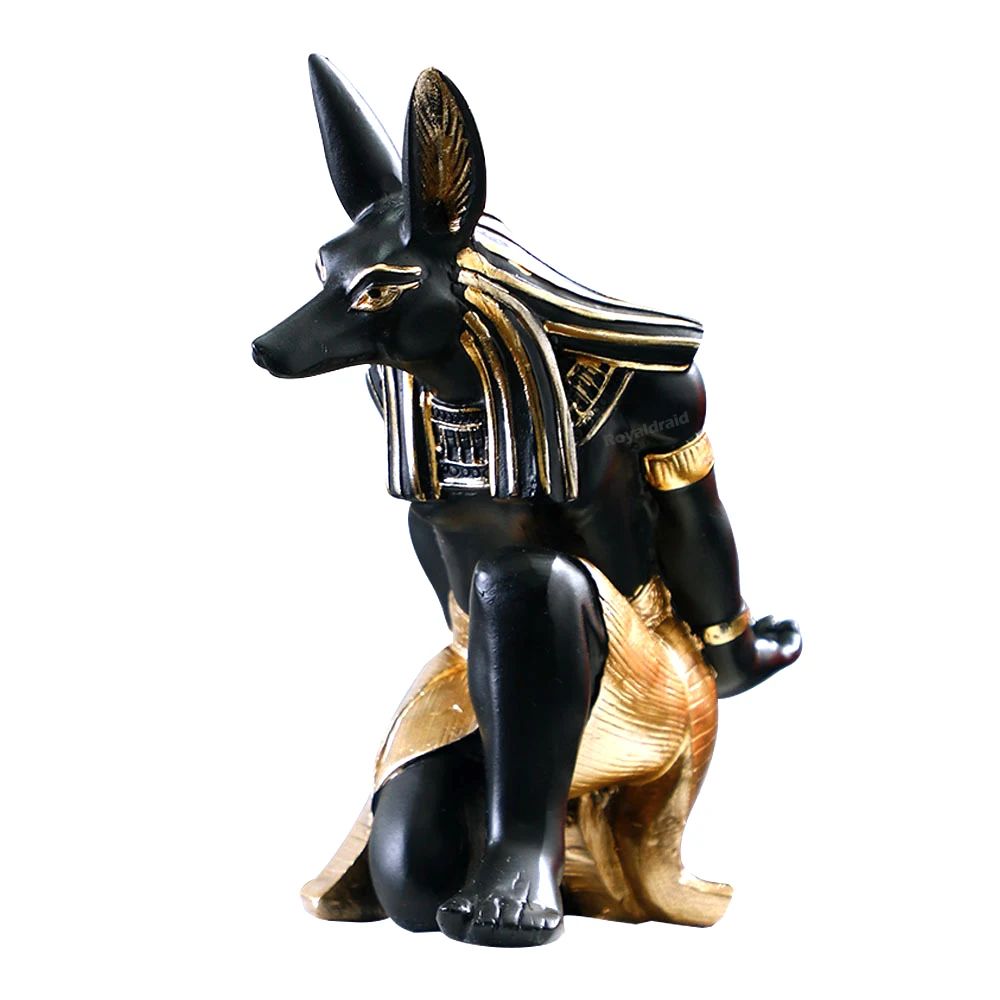 Soporte de resina para controlador de God Anubis de Egipto para PS4/PS5/XBOX/Switch, soporte para teléfono móvil, soporte de exhibición de escritorio, Gif de Navidad