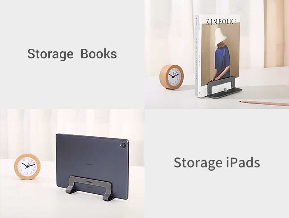 UGREEN-soporte Vertical para ordenador portátil, accesorio de aluminio para MacBook Pro, tableta y teléfono