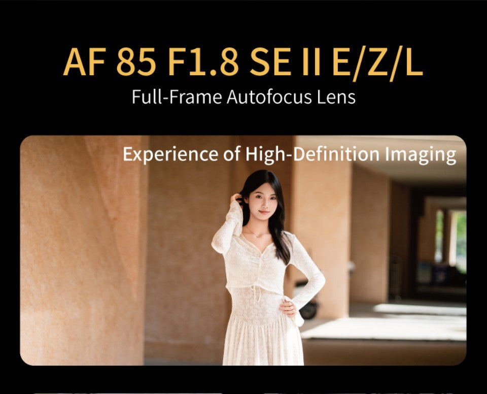 Lente de Retrato Teleobjetivo Medio Meike 85mm F1.8 SE Mark II de Enfoque Automático para Cámaras Canon EOS con Montura EF 5D Mark IV 6D Mark II