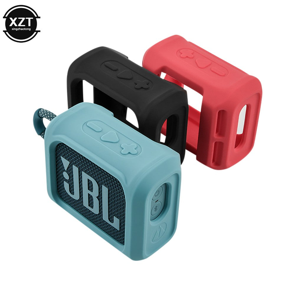 Soporte de protección de altavoz para JBL GO3, funda protectora, soporte de correa, carcasa de almacenamiento de altavoz portátil GO 3, soporte para exteriores