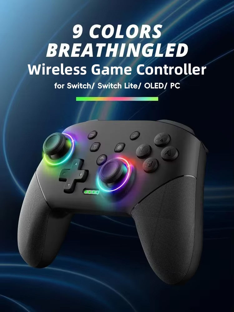 Control Inalámbrico DATA FROG Pro para Switch / Switch Lite / Consola OLED para PC, Joystick con Doble Vibración y Control de Movimiento