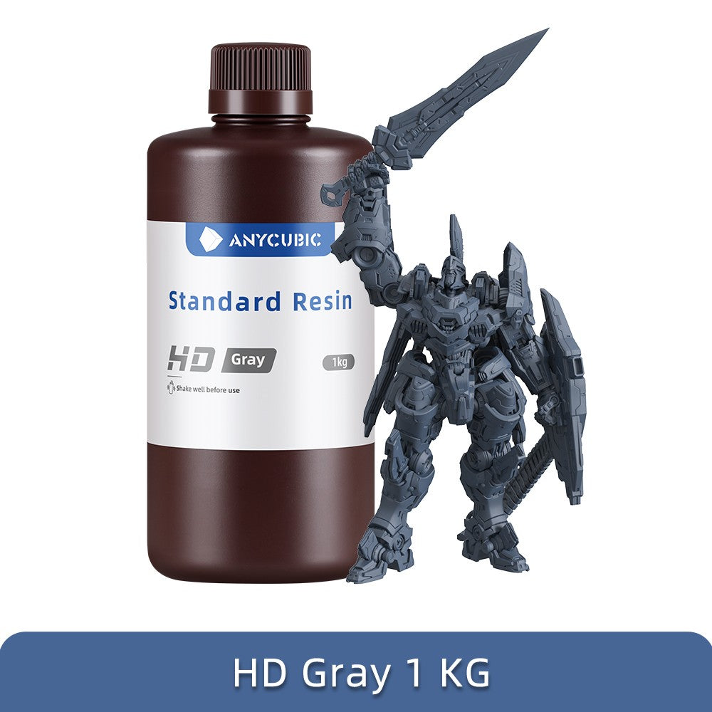 ANYCUBIC-impresora 3D de resina estándar, alta precisión, 405nm, resina de curado UV, impresión LCD 3D, materiales de resina UV para Photon Mono