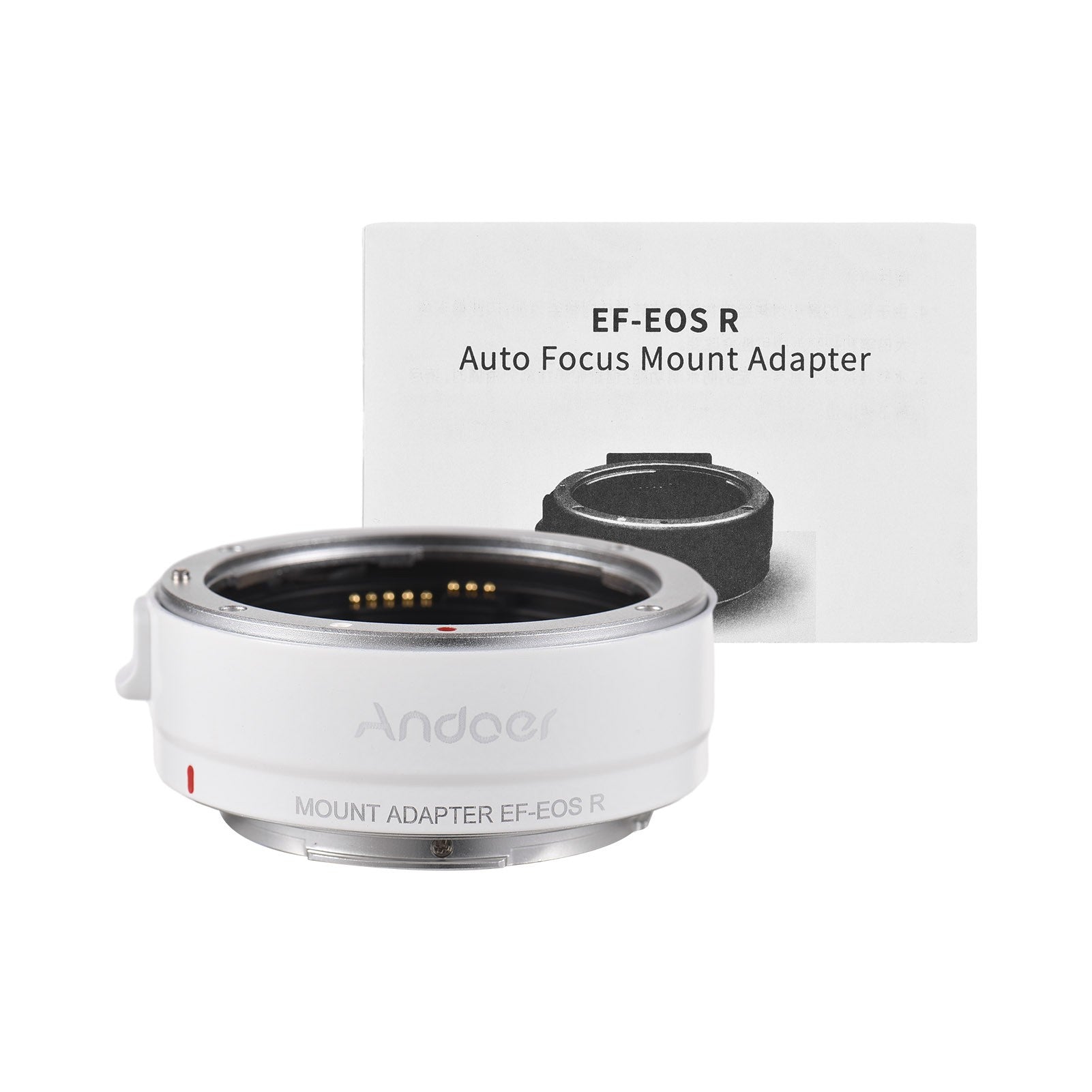 Andoer-anillo adaptador de lente de cámara de enfoque automático EF-EOS R, imagen para Canon EF, lente de EF-S a Canon EOS R RF, montaje de marco completo