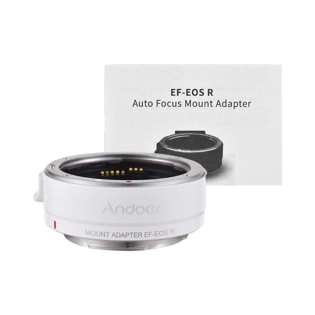 Andoer-anillo adaptador de lente de cámara de enfoque automático EF-EOS R, imagen para Canon EF, lente de EF-S a Canon EOS R RF, montaje de marco completo