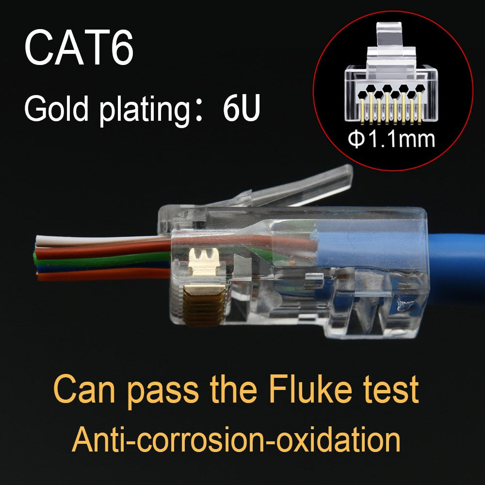 Conector xintylink rj45 cat6 50U/6U cable ethernet enchufe rg45 cat5e utp 8P8C rj 45 cat 6 red lan modulable jack cat5 keystone