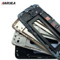 Para Samsung J5 J7 2017 J530 J730 J5 J7 Prime G570 G610 marco medio cubierta de bisel frontal carcasa de chasis placa trasera soporte LCD